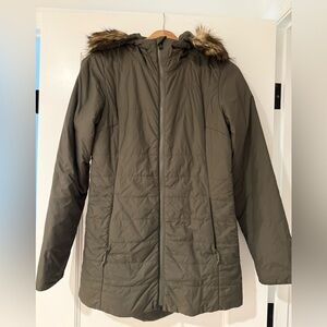 The North Face Women’s Olive Jacket with Fur Hood